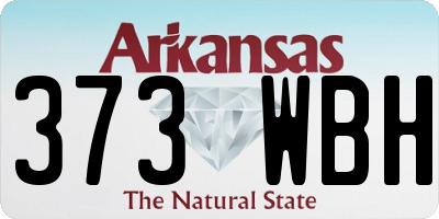 AR license plate 373WBH
