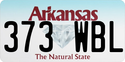 AR license plate 373WBL