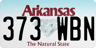 AR license plate 373WBN
