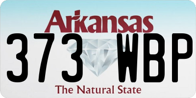 AR license plate 373WBP