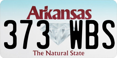 AR license plate 373WBS