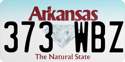 AR license plate 373WBZ