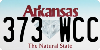 AR license plate 373WCC