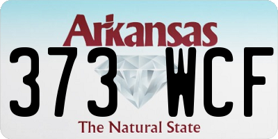 AR license plate 373WCF