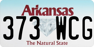 AR license plate 373WCG