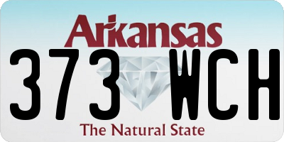AR license plate 373WCH