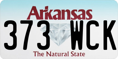 AR license plate 373WCK