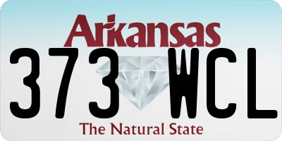 AR license plate 373WCL