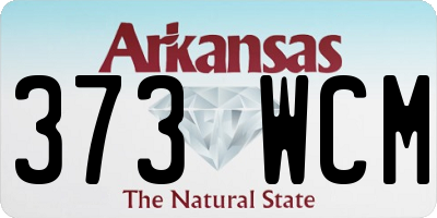 AR license plate 373WCM
