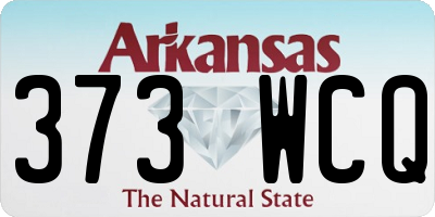 AR license plate 373WCQ