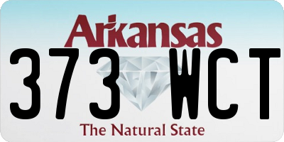 AR license plate 373WCT