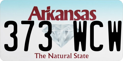 AR license plate 373WCW