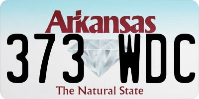 AR license plate 373WDC
