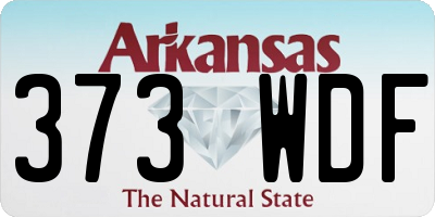 AR license plate 373WDF