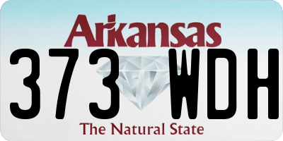 AR license plate 373WDH