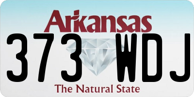 AR license plate 373WDJ