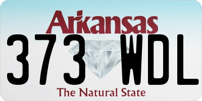 AR license plate 373WDL