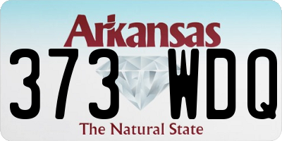 AR license plate 373WDQ