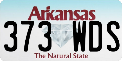 AR license plate 373WDS