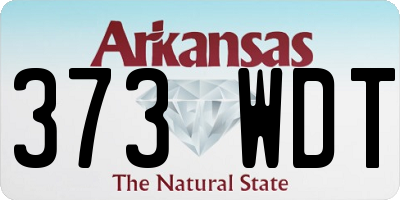AR license plate 373WDT