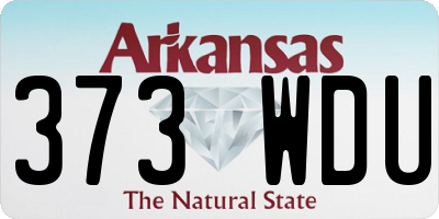 AR license plate 373WDU