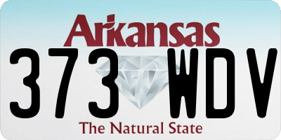 AR license plate 373WDV