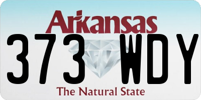 AR license plate 373WDY