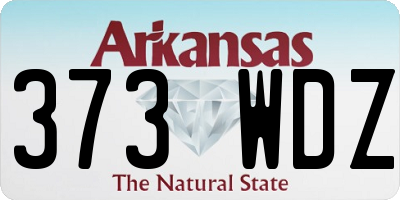 AR license plate 373WDZ