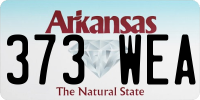 AR license plate 373WEA