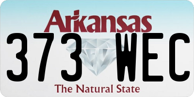 AR license plate 373WEC