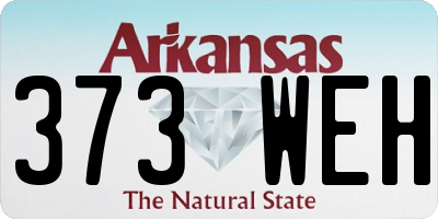AR license plate 373WEH