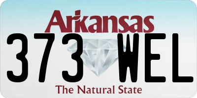 AR license plate 373WEL