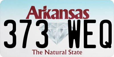 AR license plate 373WEQ