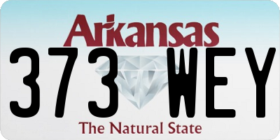 AR license plate 373WEY