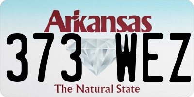 AR license plate 373WEZ