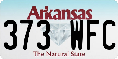 AR license plate 373WFC