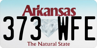 AR license plate 373WFE