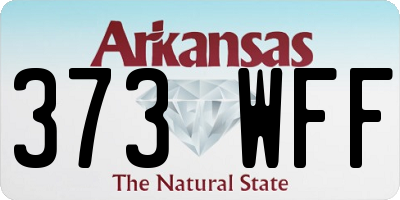 AR license plate 373WFF