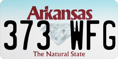 AR license plate 373WFG