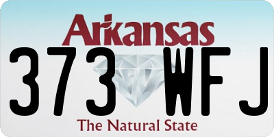 AR license plate 373WFJ