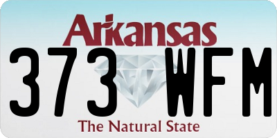 AR license plate 373WFM