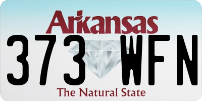 AR license plate 373WFN