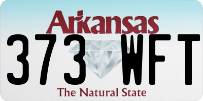 AR license plate 373WFT