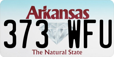 AR license plate 373WFU