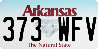 AR license plate 373WFV