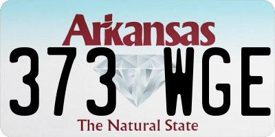 AR license plate 373WGE