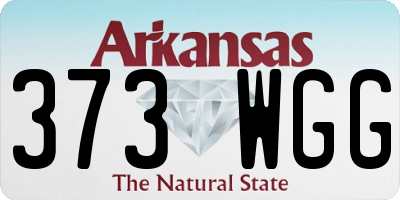 AR license plate 373WGG