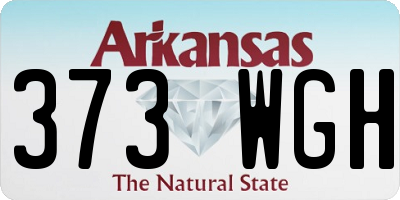AR license plate 373WGH