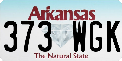 AR license plate 373WGK