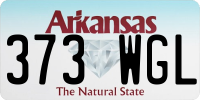 AR license plate 373WGL